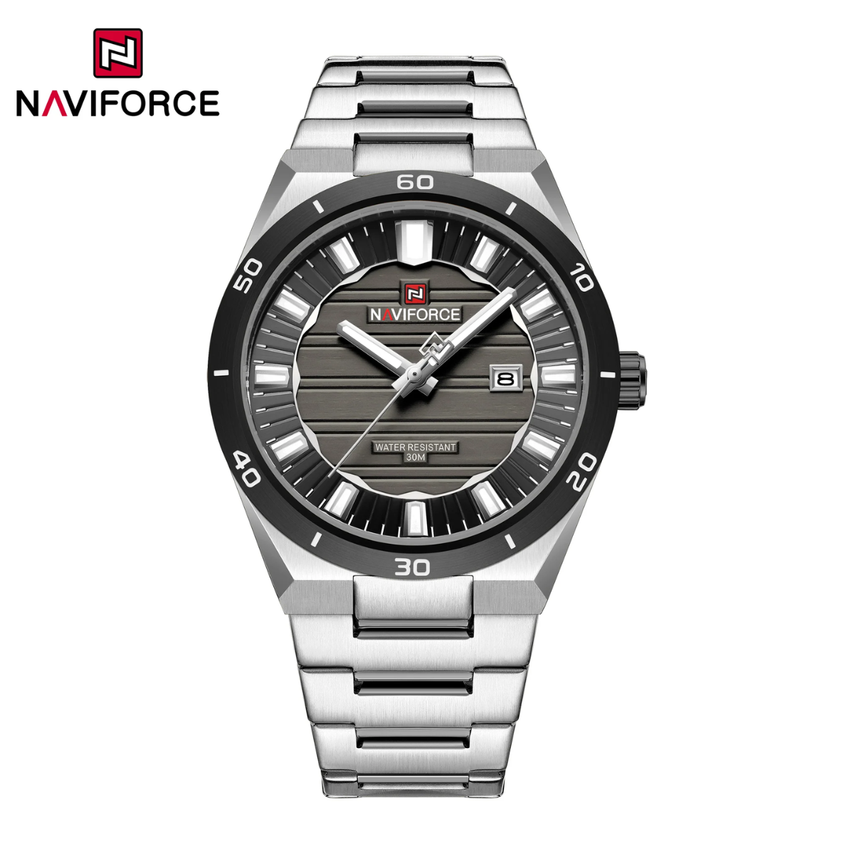Naviforce Acero Calendario Ref NF9268