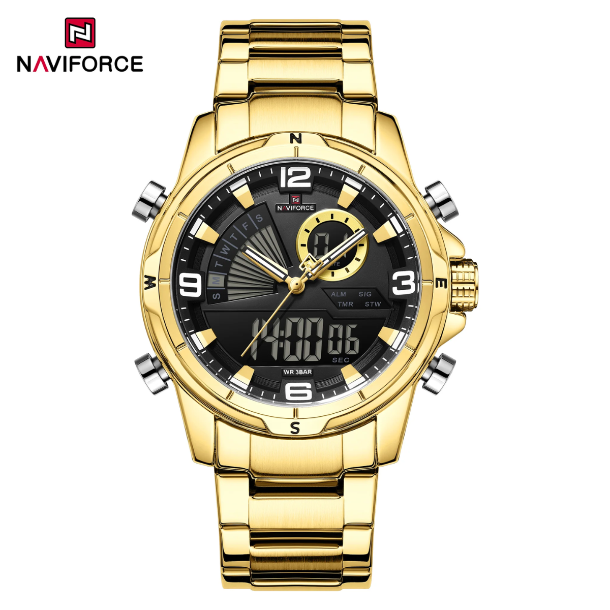 Naviforce Acero Doble Hora Ref NF9257