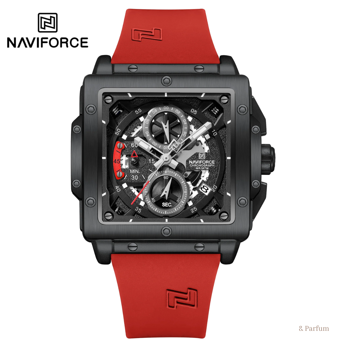 Naviforce Silicona Cronógrafo Ref NF8064L