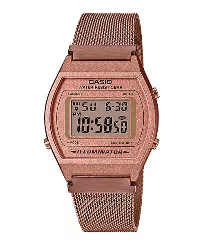 CASIO DAMA CLASICO / RETRO ORO ROSA REF B64WMR-5ADF.