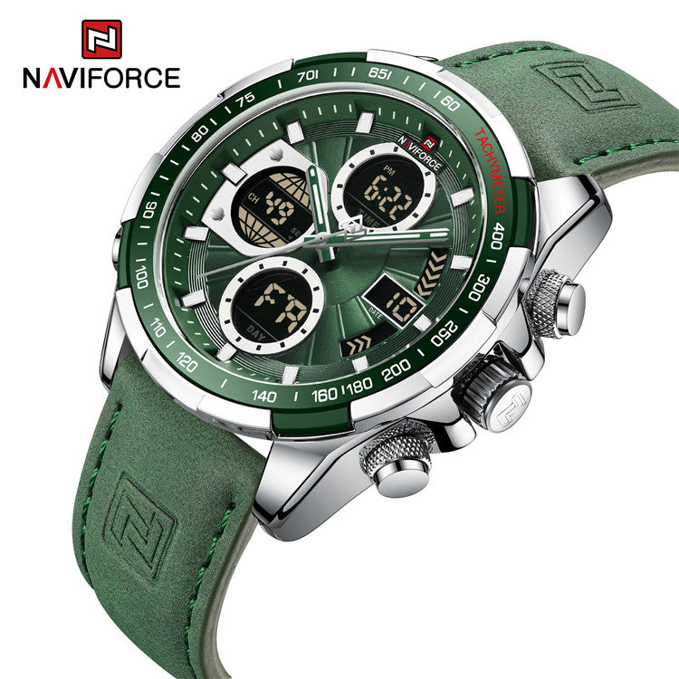 Naviforce Cuero Doble Hora Ref NF9197L