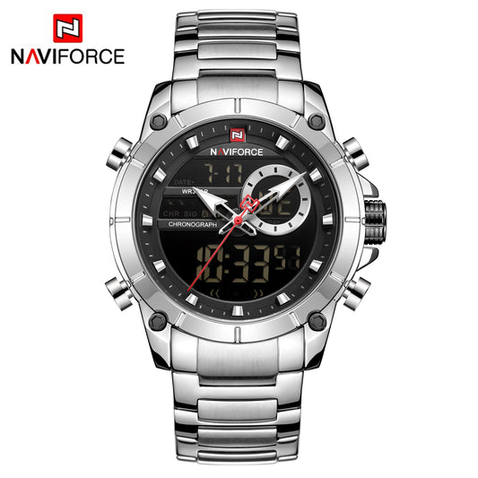 Naviforce Acero Doble Hora Ref NF9163M