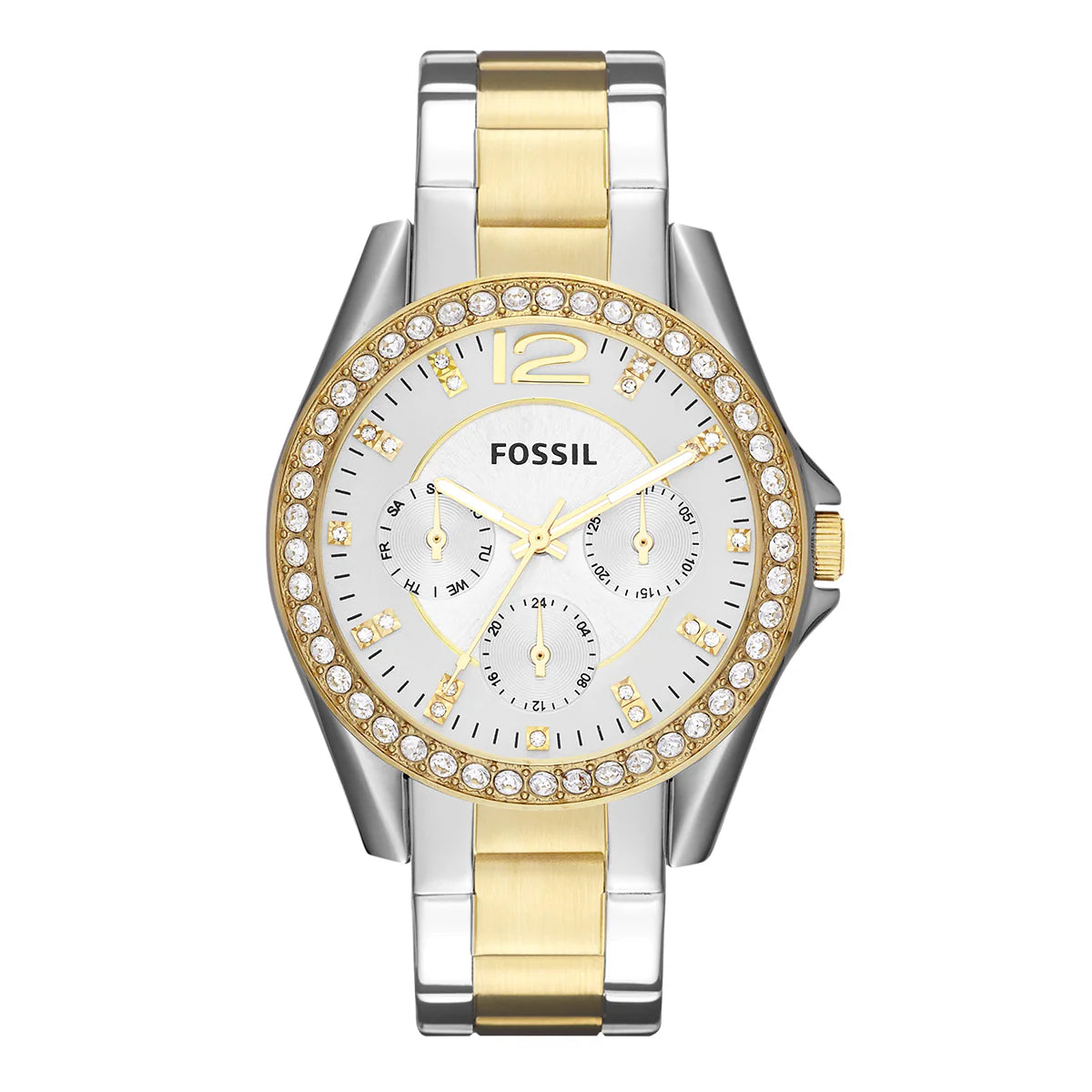 FOSSIL DAMA RILEY CUARZO BICOLOR REF  ES3204