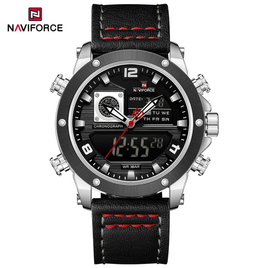 Naviforce Cuero Doble Hora Ref NF9236