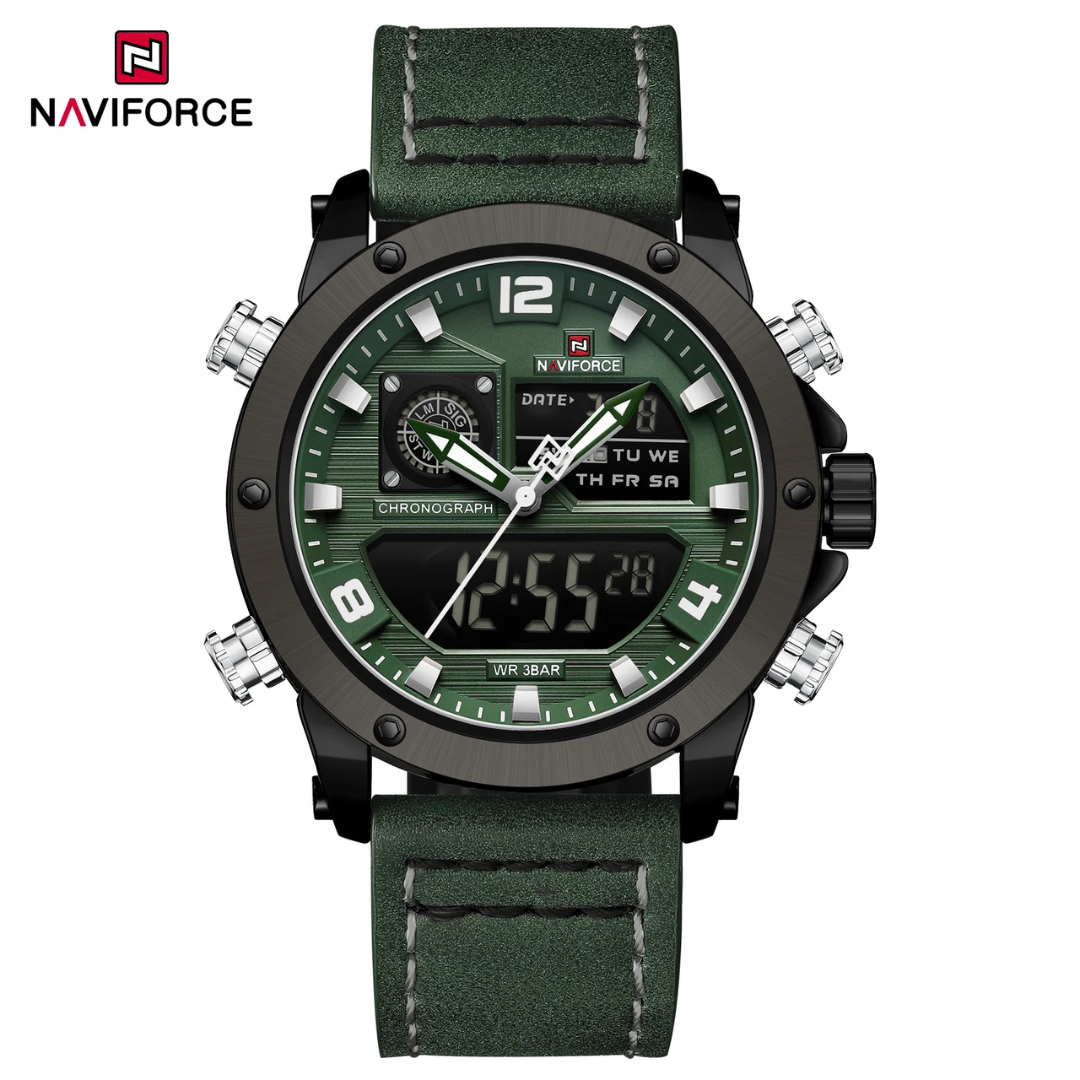 Naviforce Cuero Doble Hora Ref NF9236