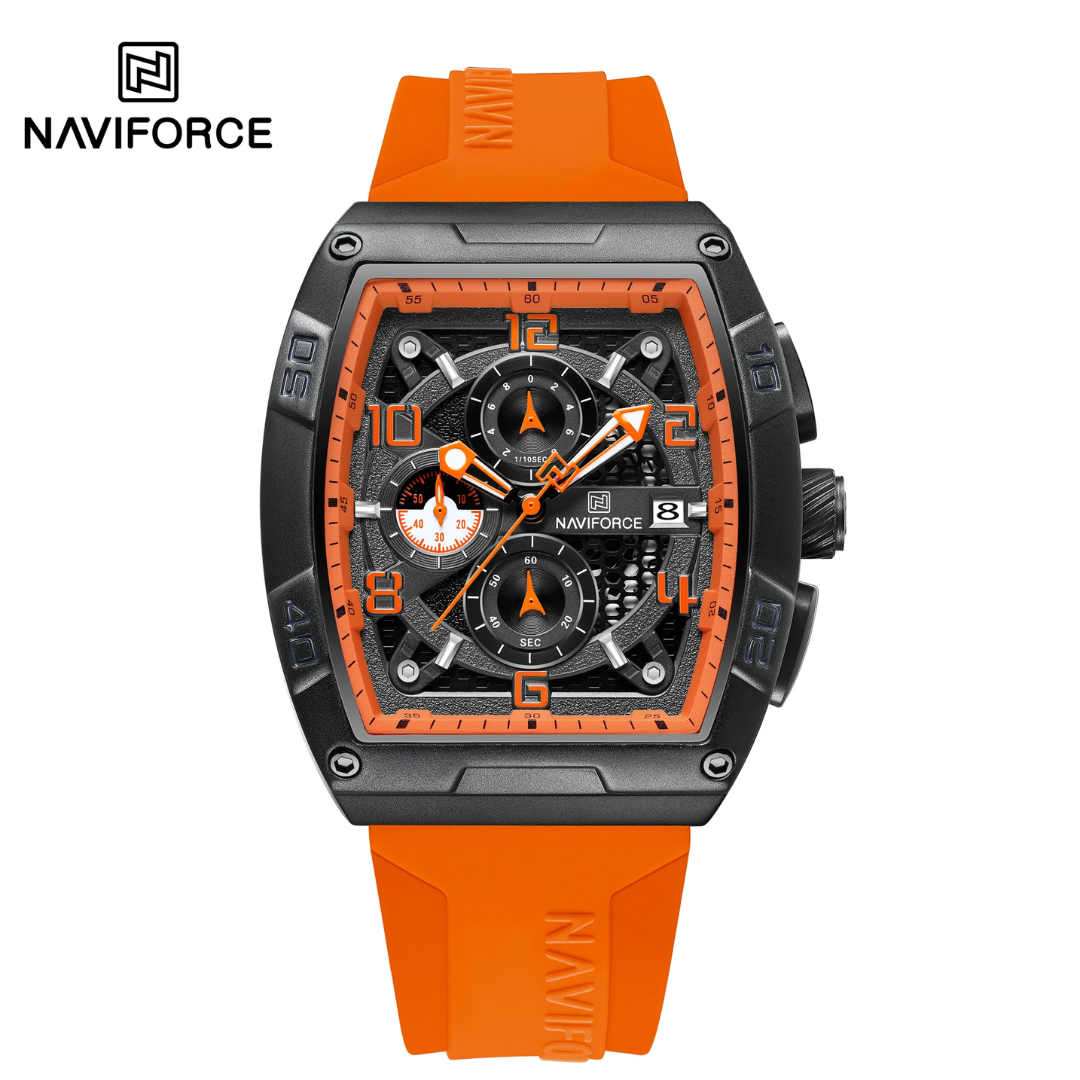 NavifNaviforce Silicona Cronógrafo Ref NF8052