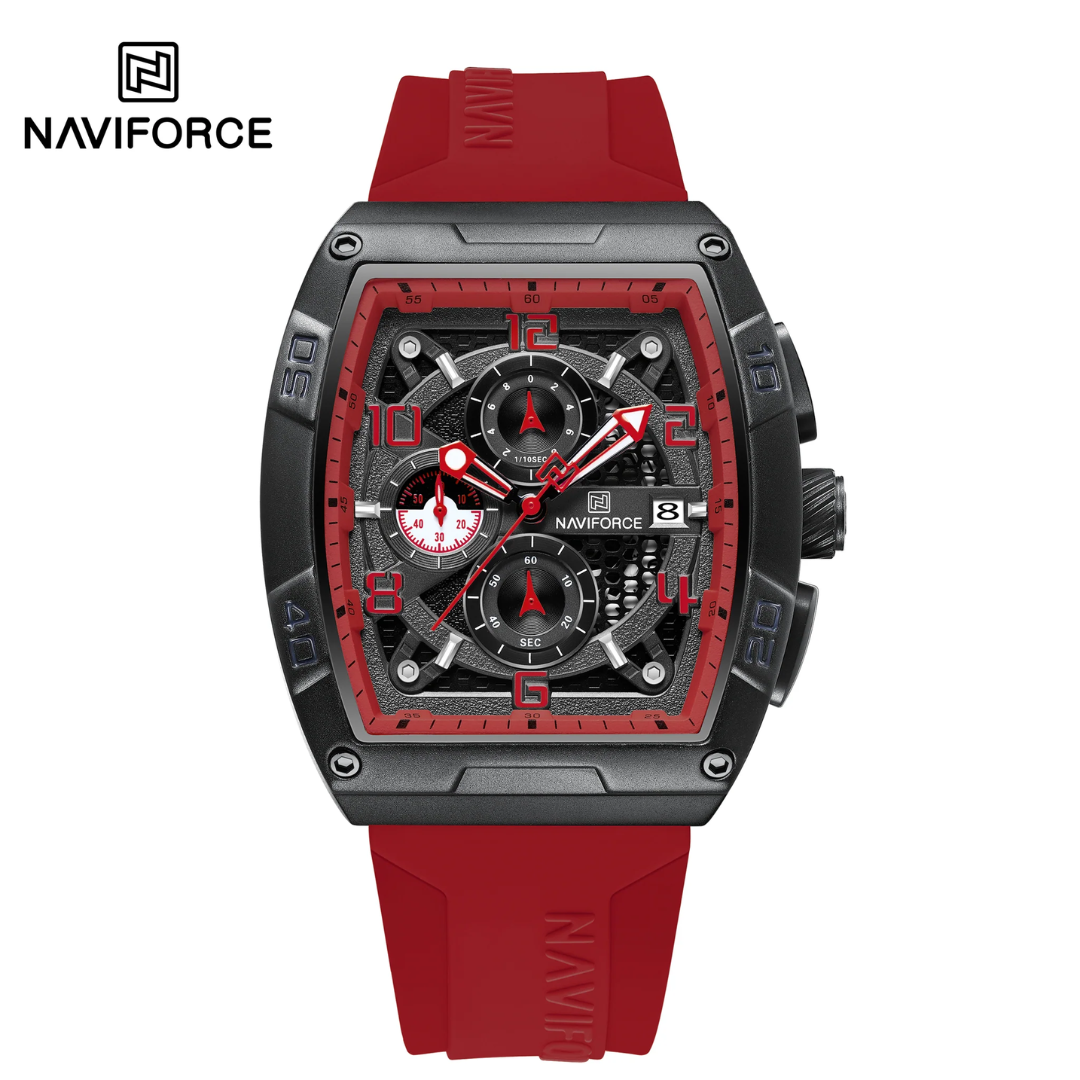 NavifNaviforce Silicona Cronógrafo Ref NF8052