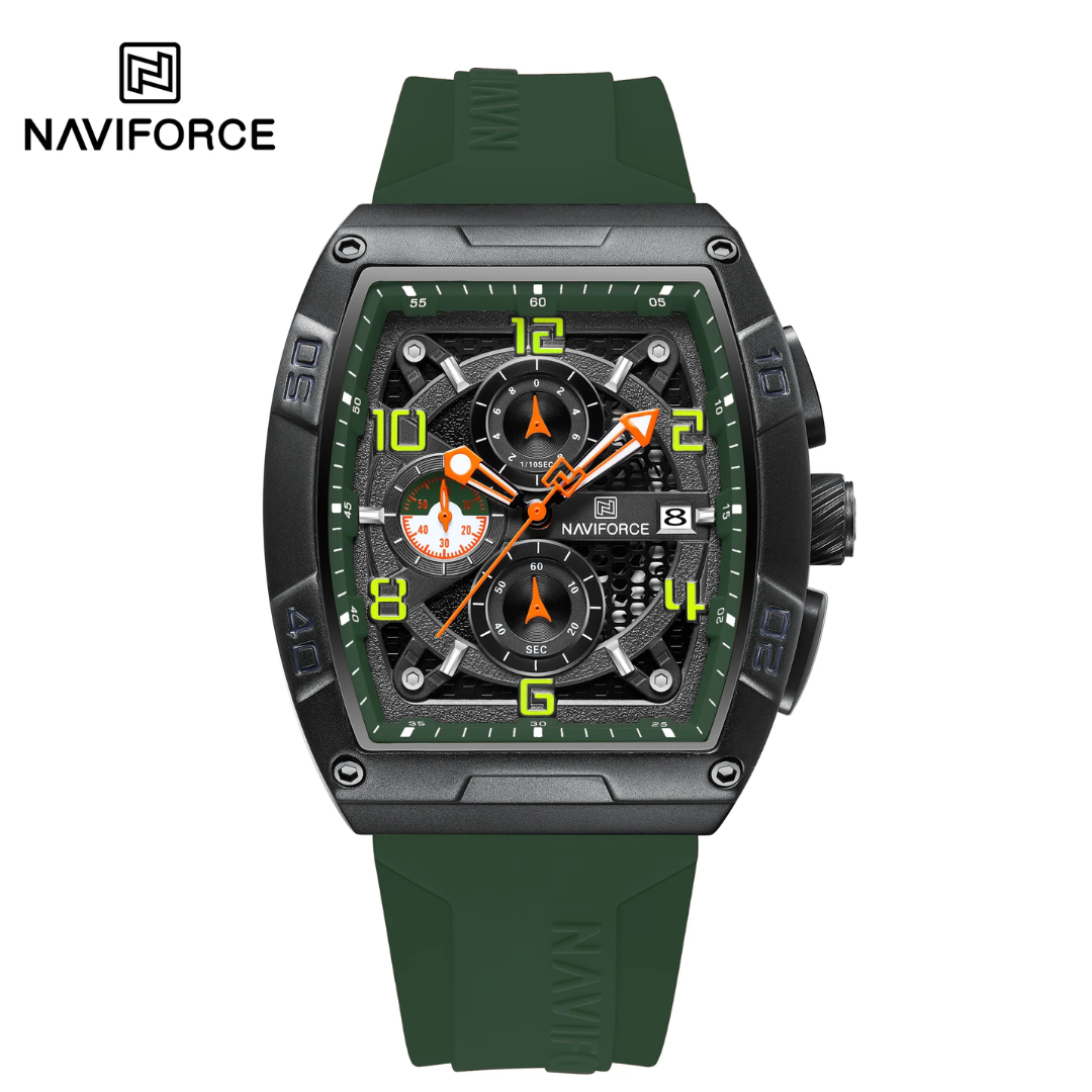 NavifNaviforce Silicona Cronógrafo Ref NF8052
