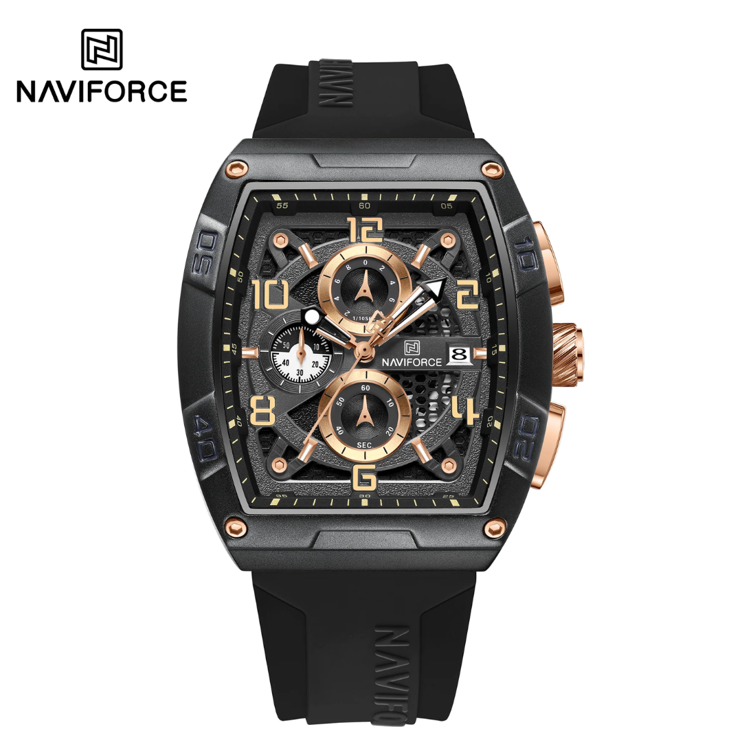 NavifNaviforce Silicona Cronógrafo Ref NF8052