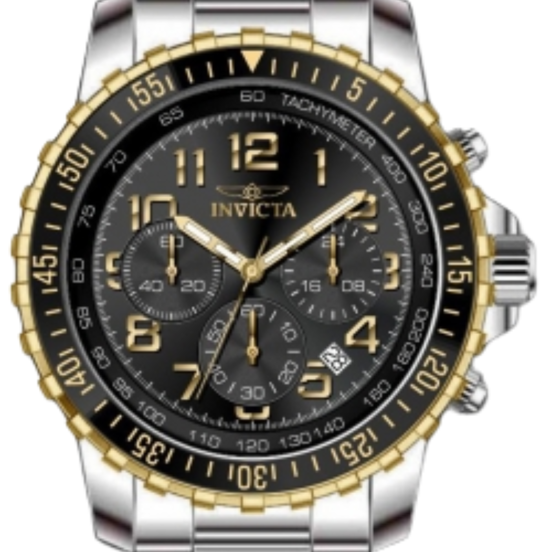 Invicta Especial Dorado y Negro  49478