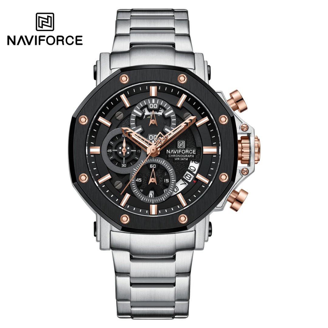 Naviforce Acero Cronógrafo Ref NF8065