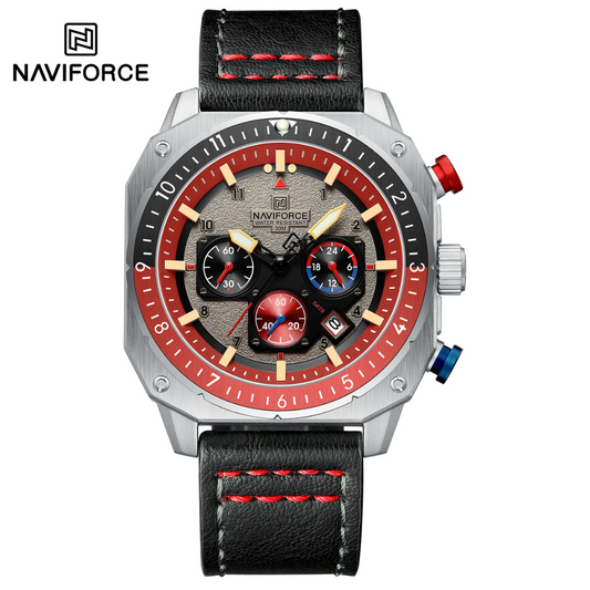 Naviforce Cuero Cronógrafo Ref NF8057