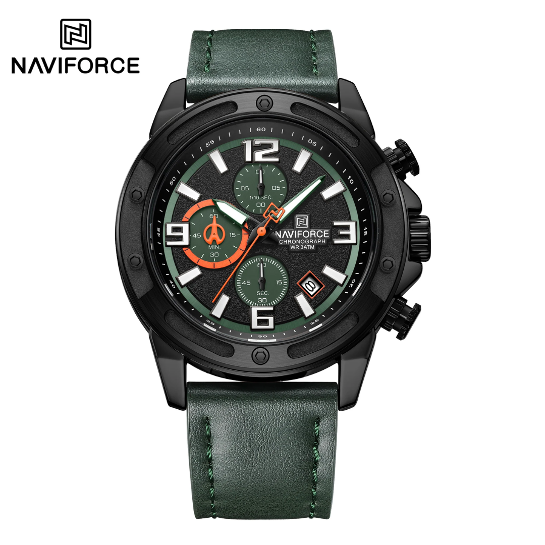 Naviforce Cuero Cronógrafo Ref NF8074