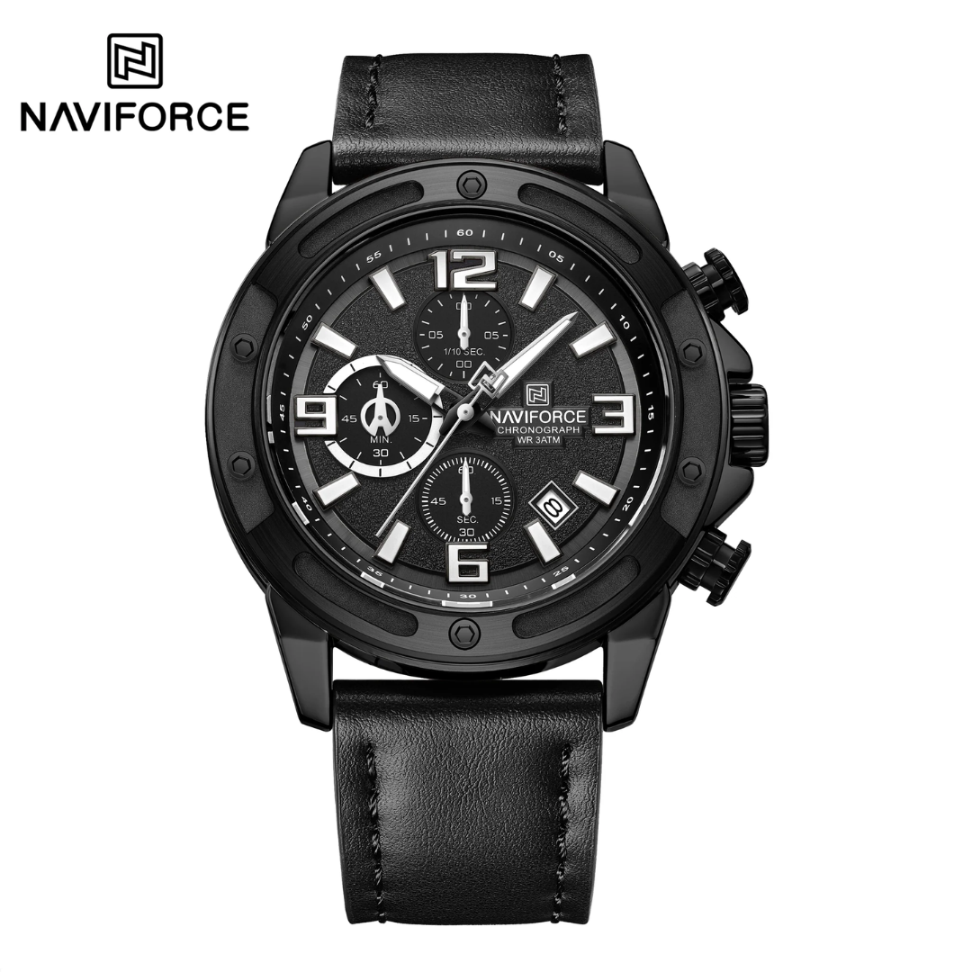 Naviforce Cuero Cronógrafo Ref NF8074