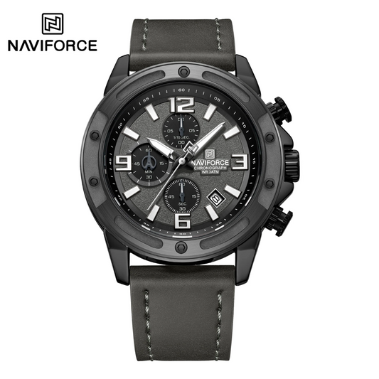 Naviforce Cuero Cronógrafo Ref NF8074