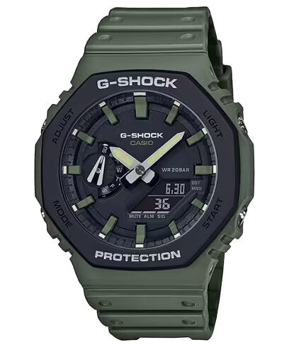 G -SHOCK ANALÓGICO DIGITAL MATE SERIE GA-2100 GA-2110SU-3A