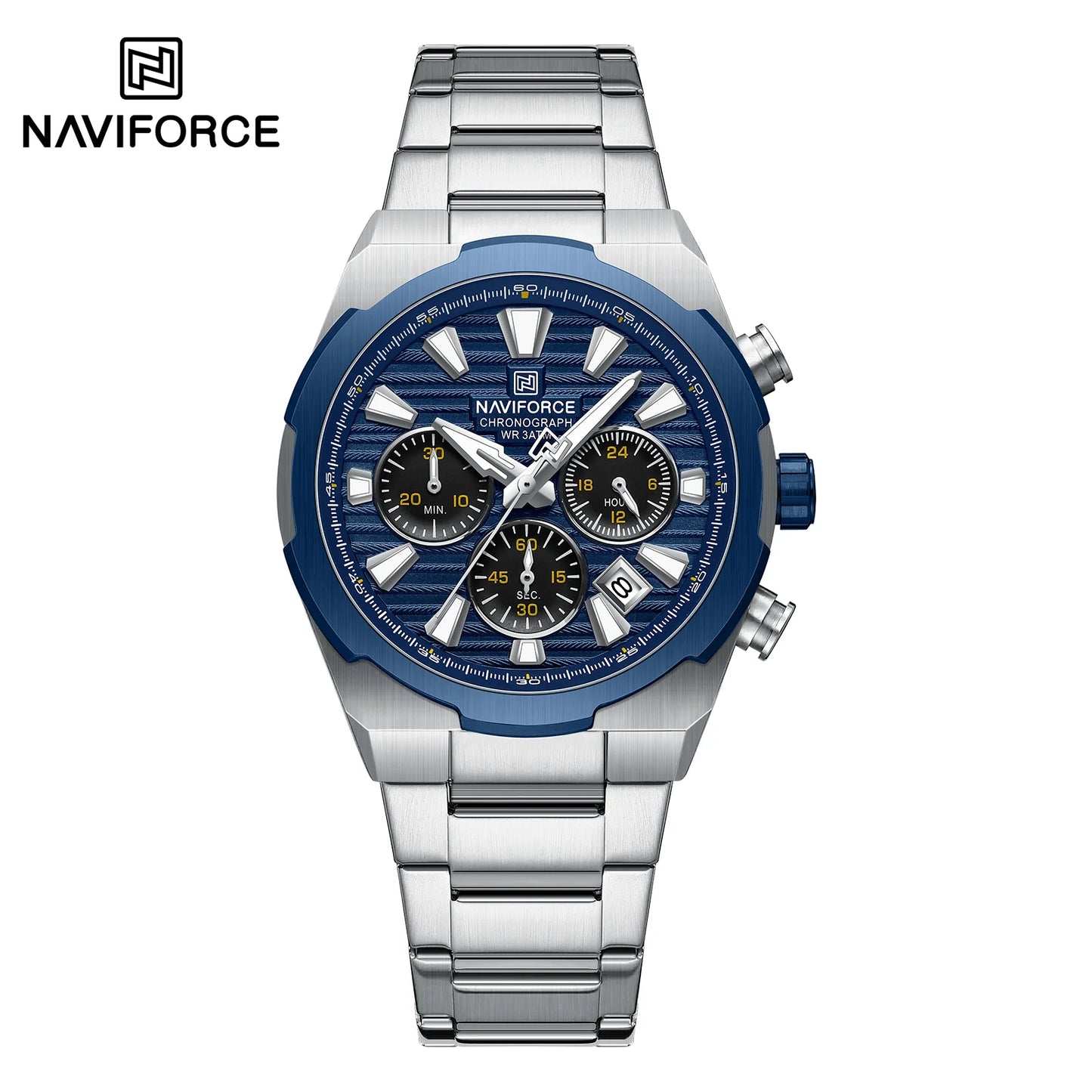 Naviforce Acero Cronógrafo Ref NF8081