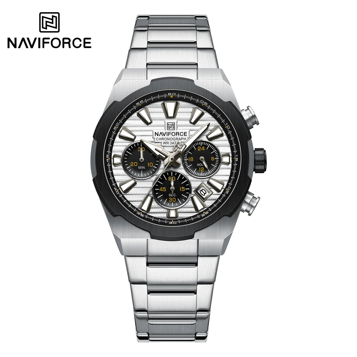 Naviforce Acero Cronógrafo Ref NF8081