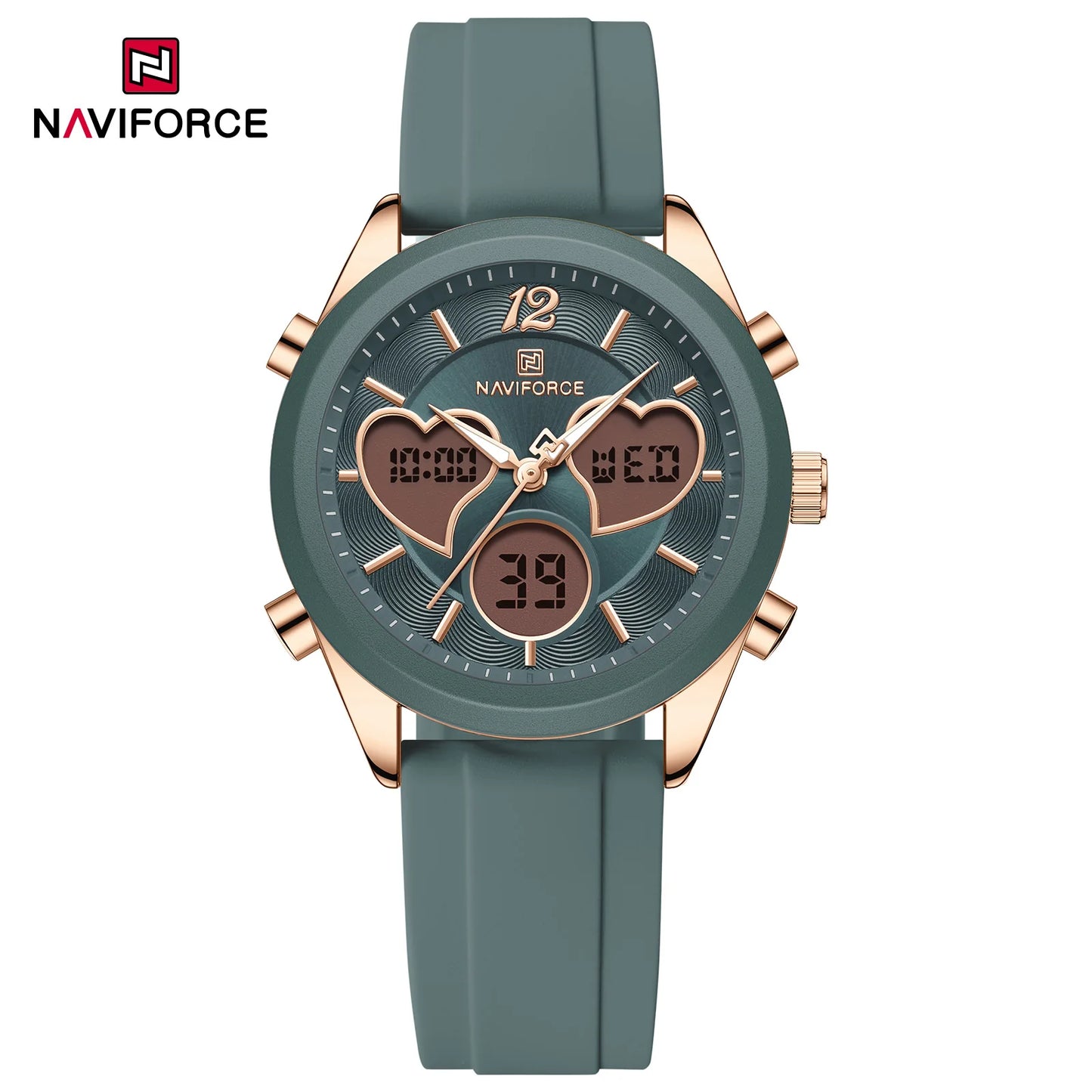 Naviforce Goma Doble Hora Dama Ref Nf5045T