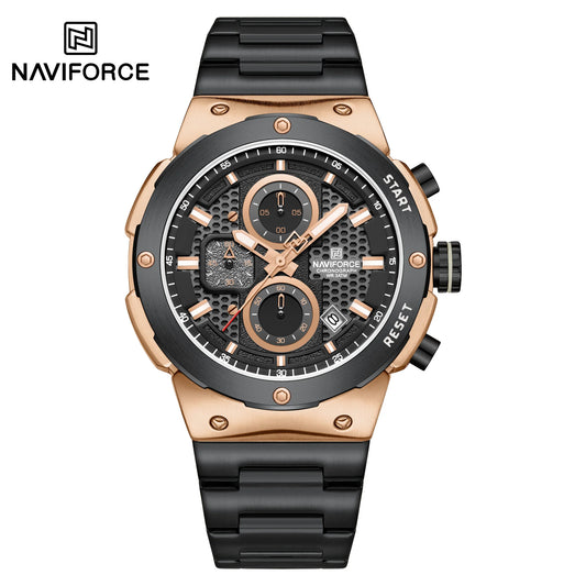 Naviforce Acero Cronografo Funcional Hombre Ref NF8072