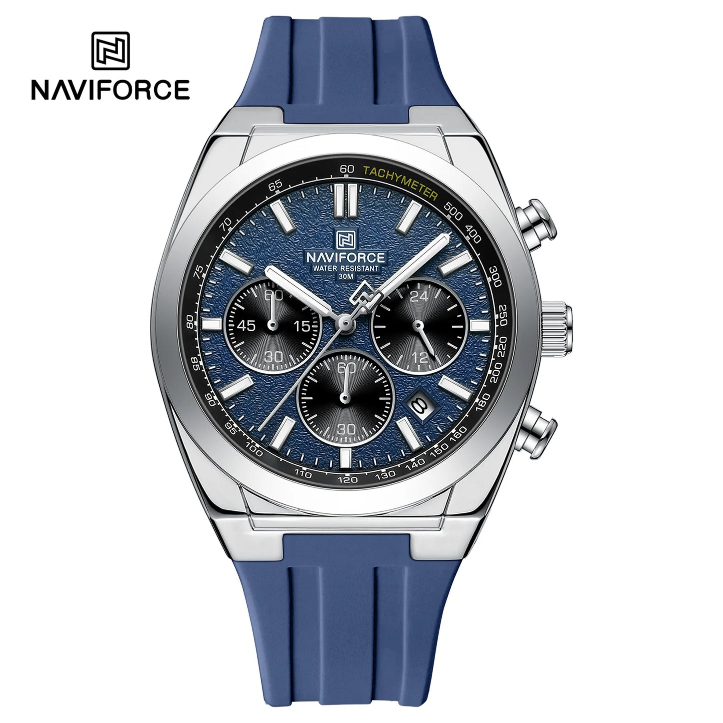 Naviforce Silicona Cronógrafo Ref NF8080