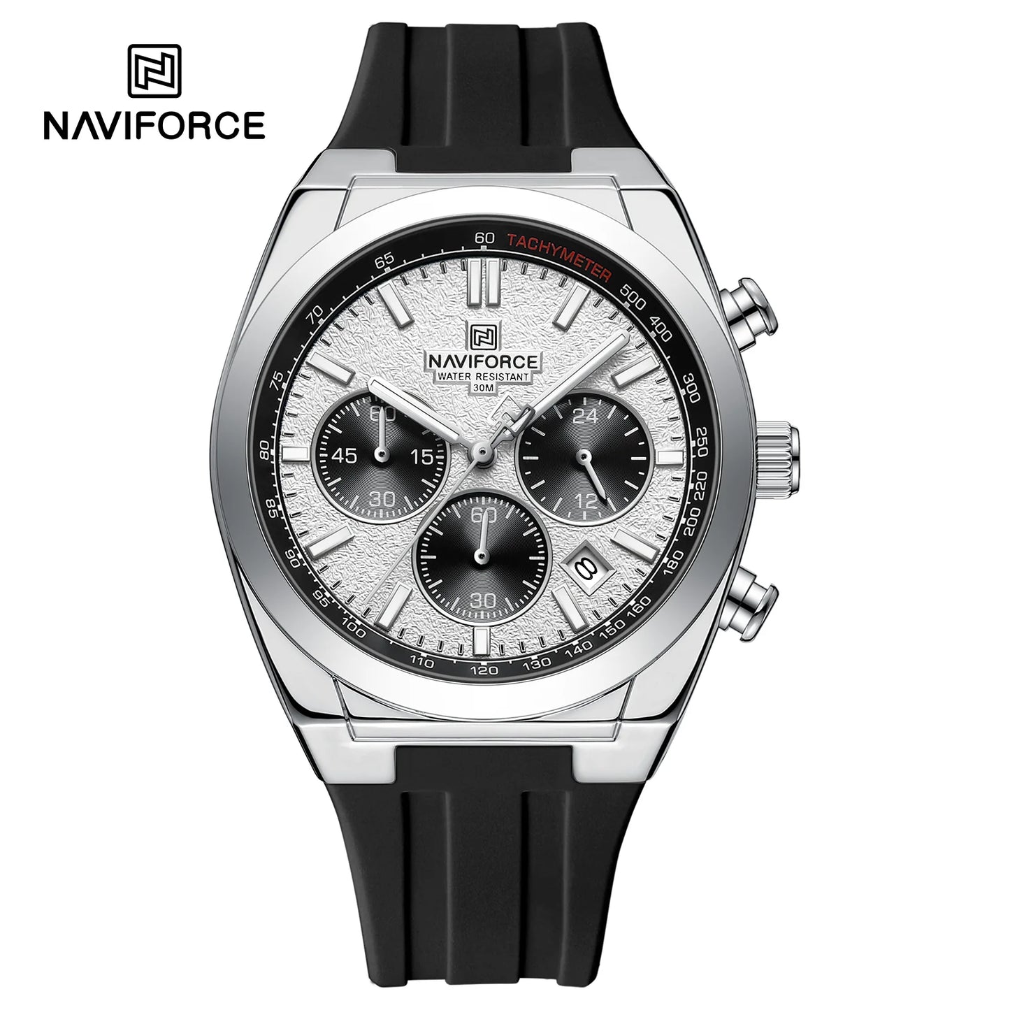 Naviforce Silicona Cronógrafo Ref NF8080