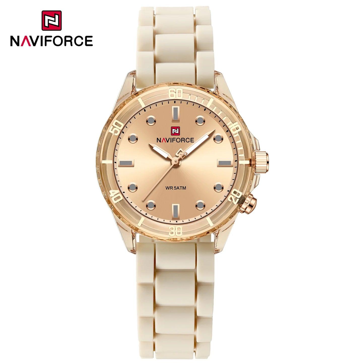 Naviforce Silicona Análogo Dama NF7115