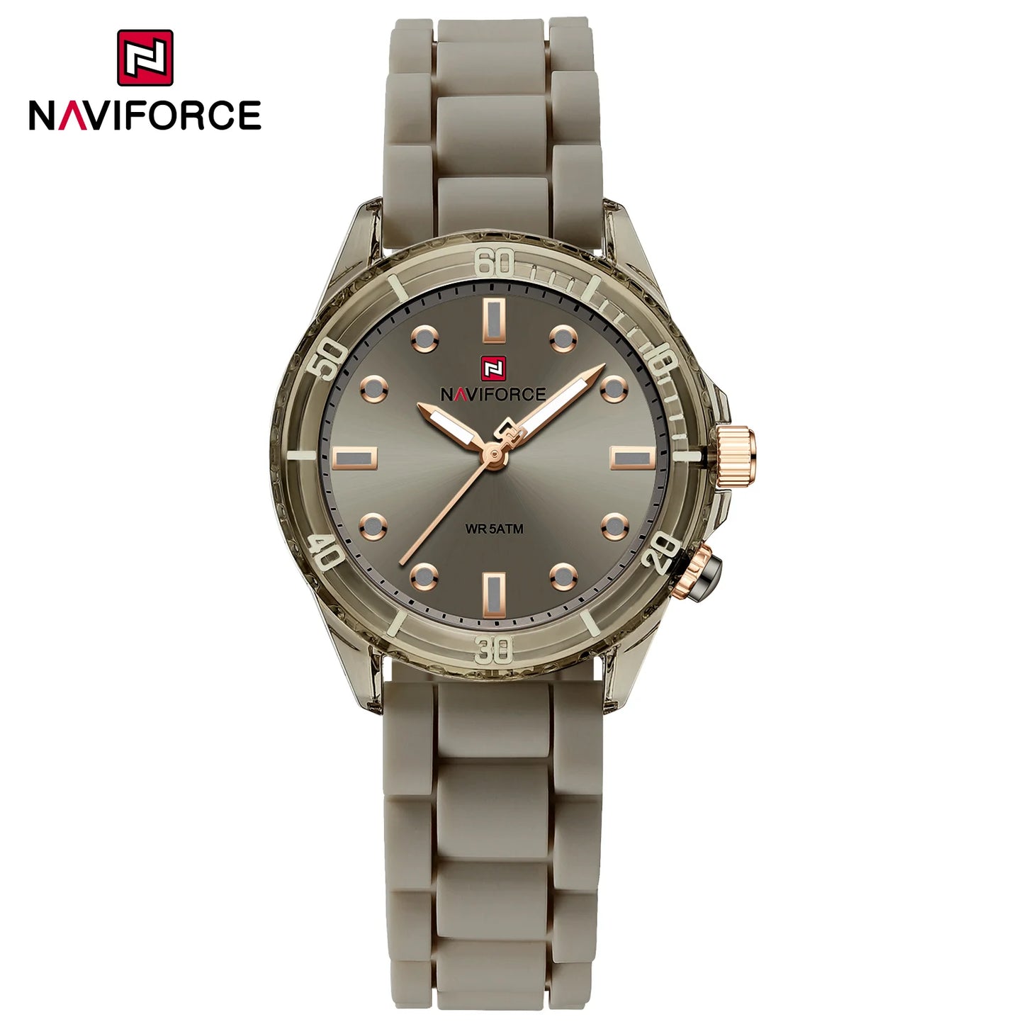 Naviforce Silicona Análogo Dama NF7115