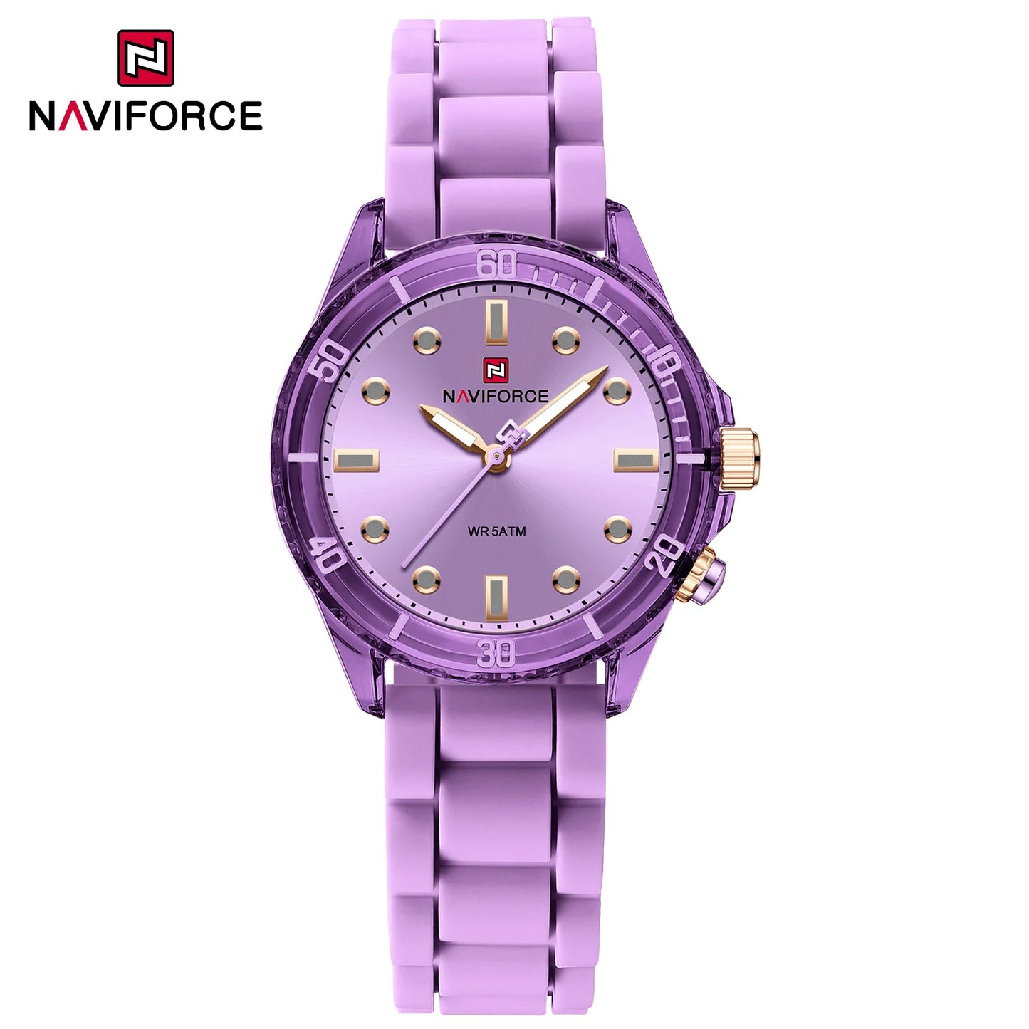Naviforce Silicona Análogo Dama NF7115