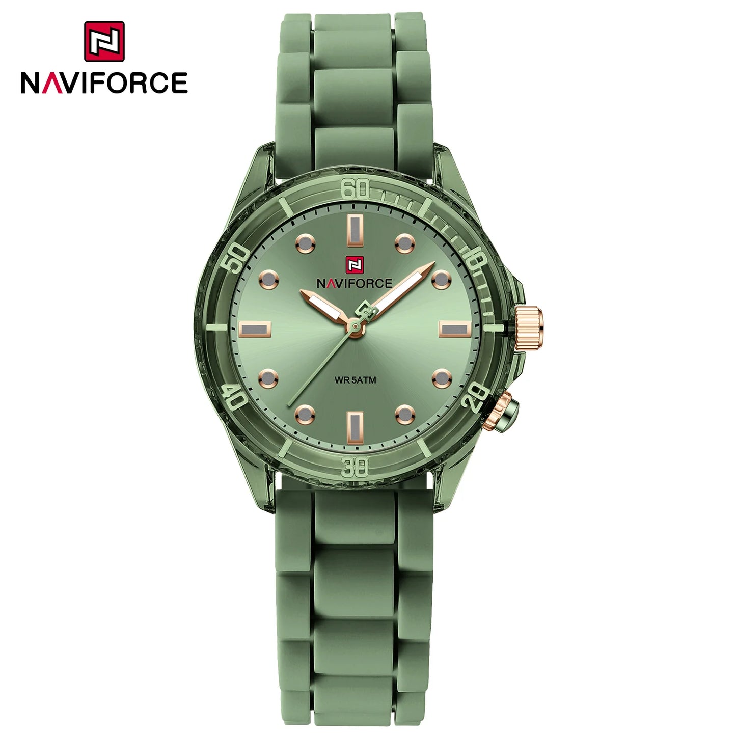 Naviforce Silicona Análogo Dama NF7115