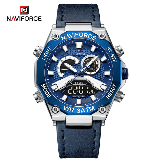 Naviforce Cuero Doble Hora Ref NF9220L