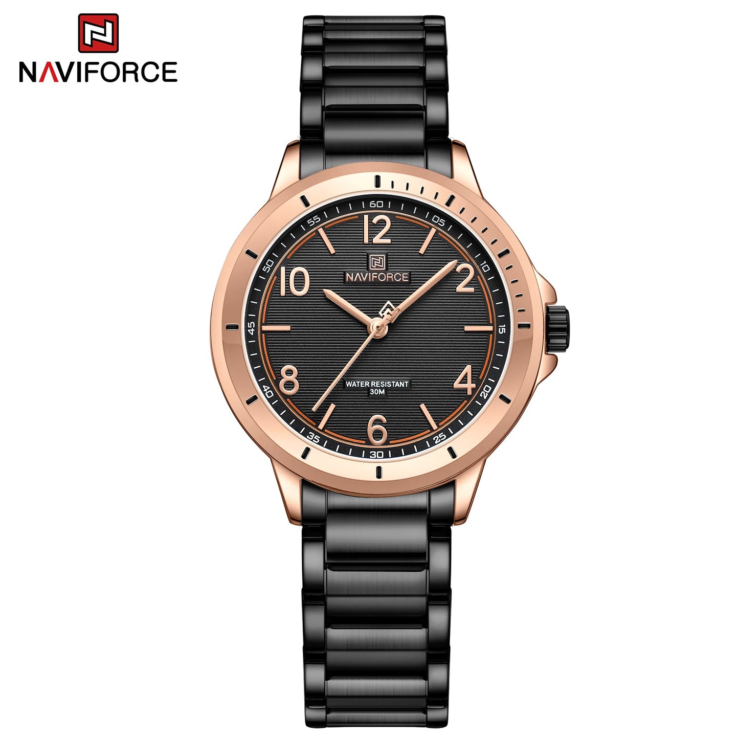 NAVIFORCE DAMA ACERO ANÁLOGO REF NF5021