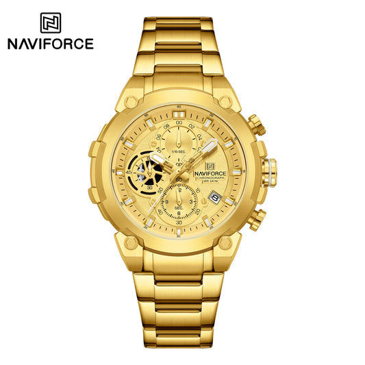 Naviforce Acero Cronografo Funcional Hombre  Ref NF8071
