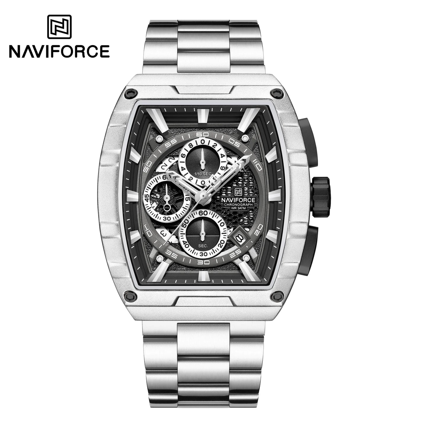 Naviforce Acero Cronógrafo Ref NF8066