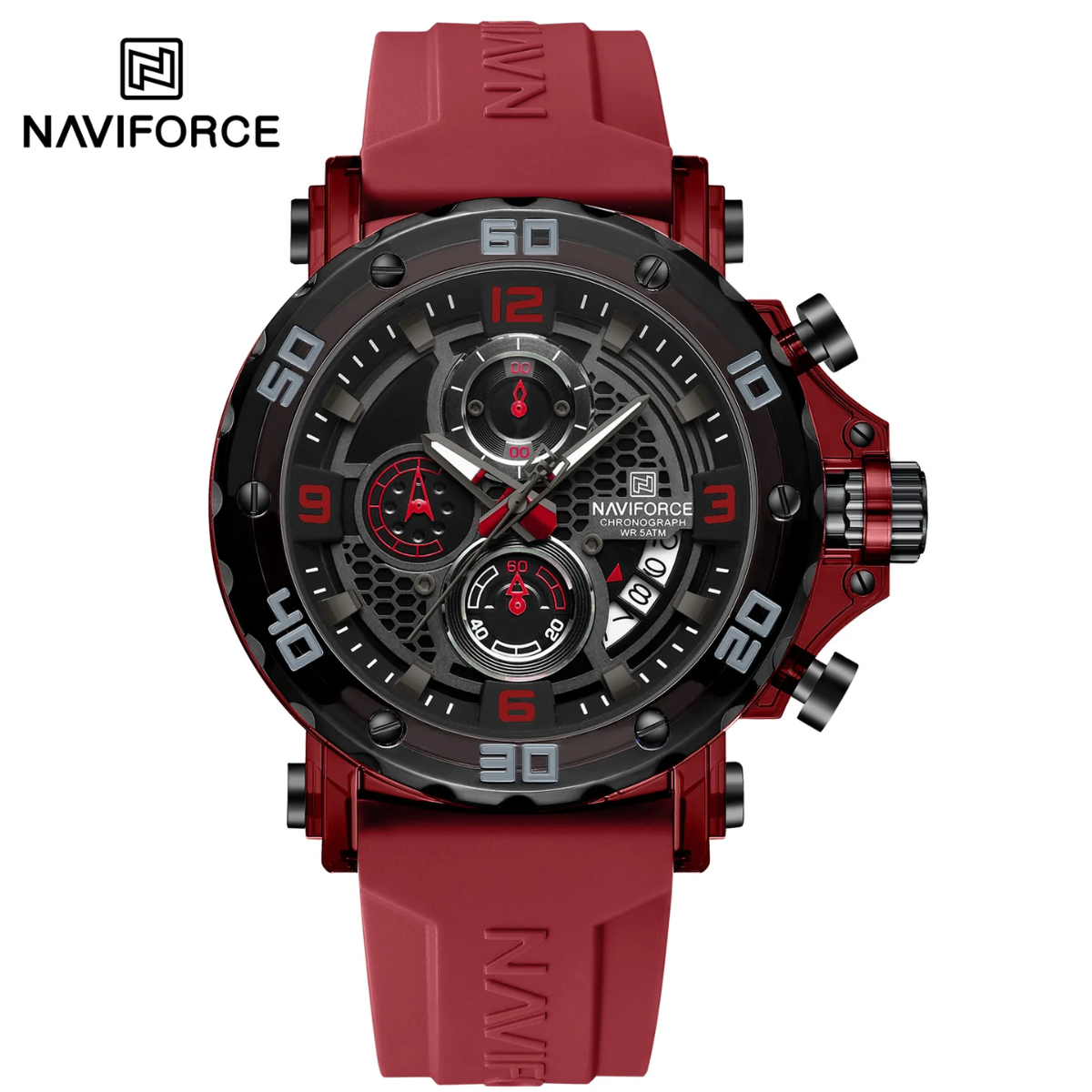 Naviforce Goma Cronógrafo Ref NF7123