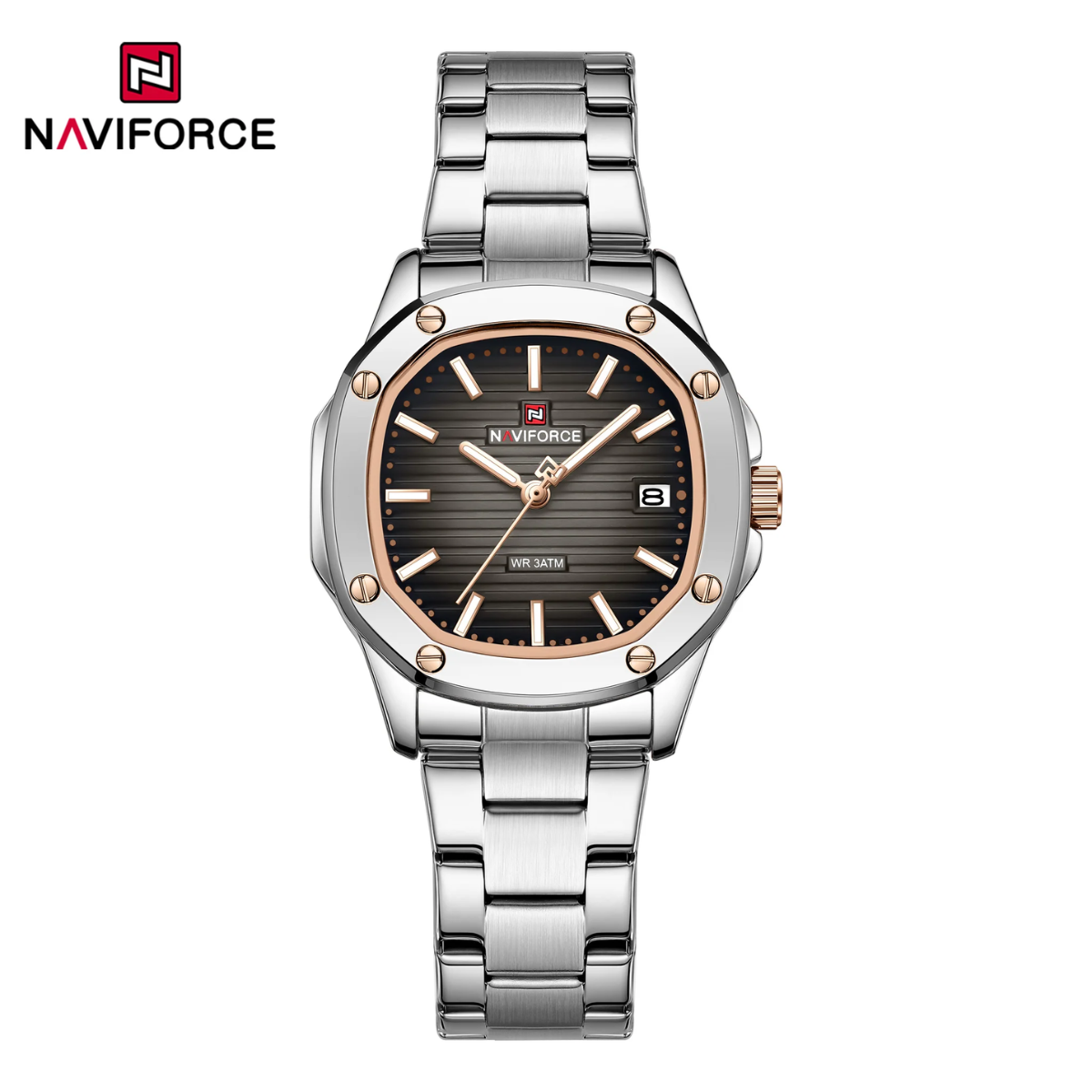 Naviforce Dama Acero Calendario Ref NF5069S