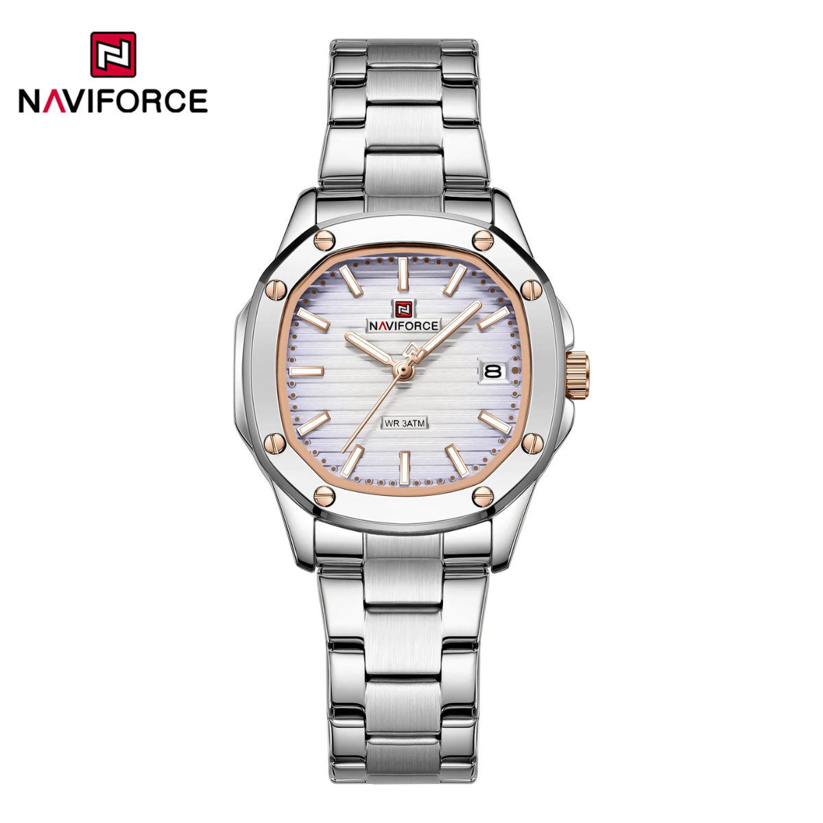 Naviforce Dama Acero Calendario Ref NF5069S