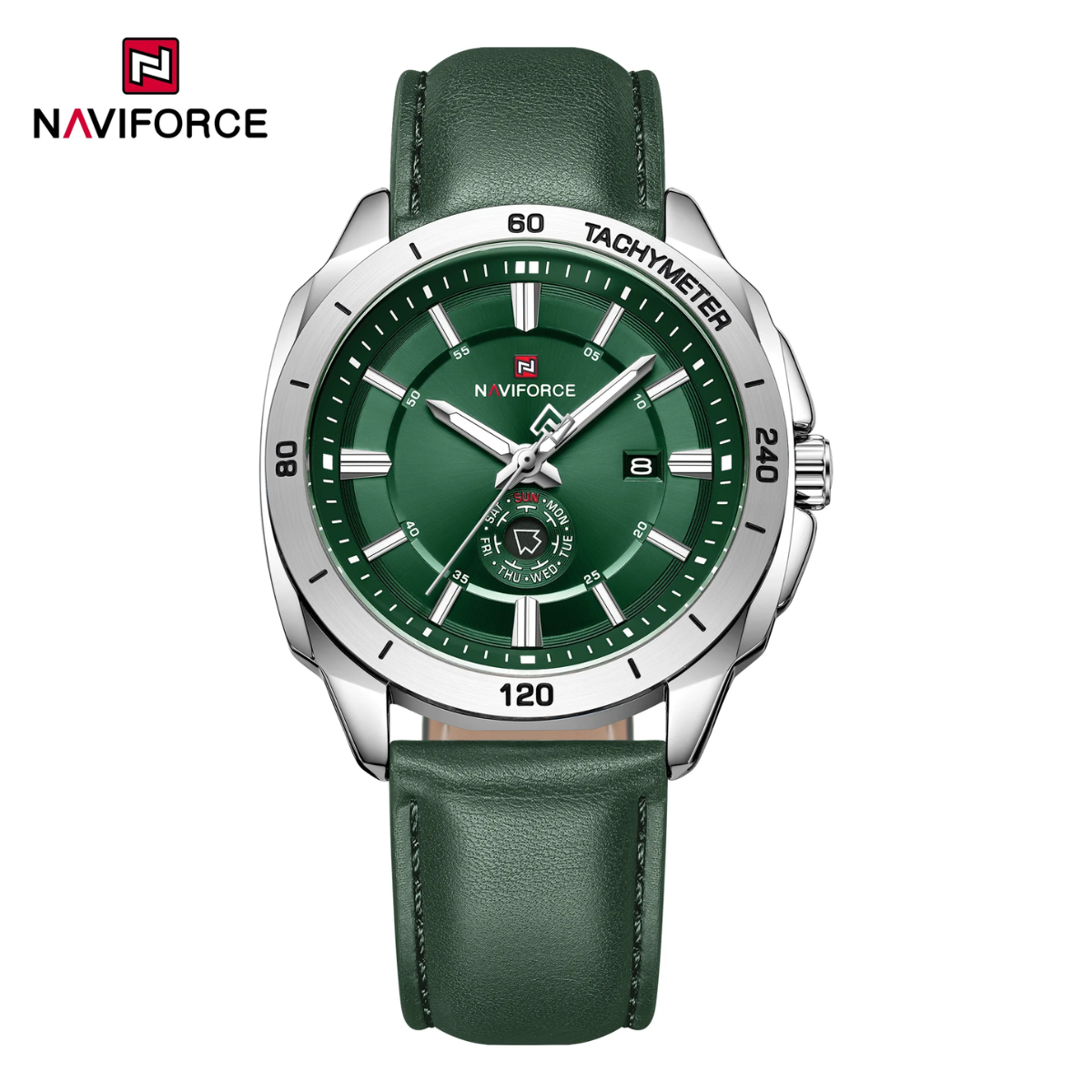 Naviforce Análogo Calendario Cuero  Ref NF9269
