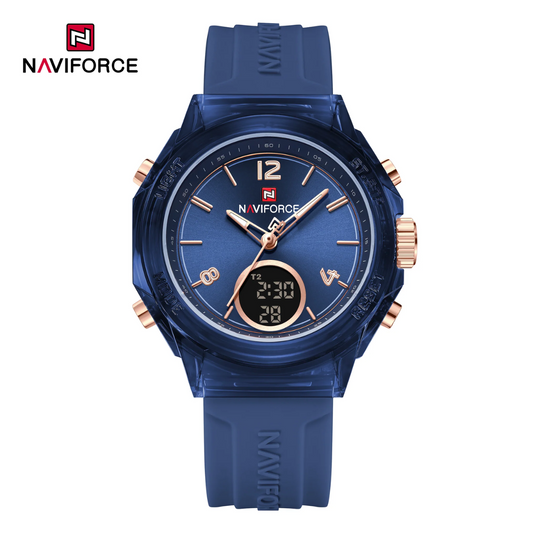 Naviforce Goma Doble Hora Dama Ref Nf7109