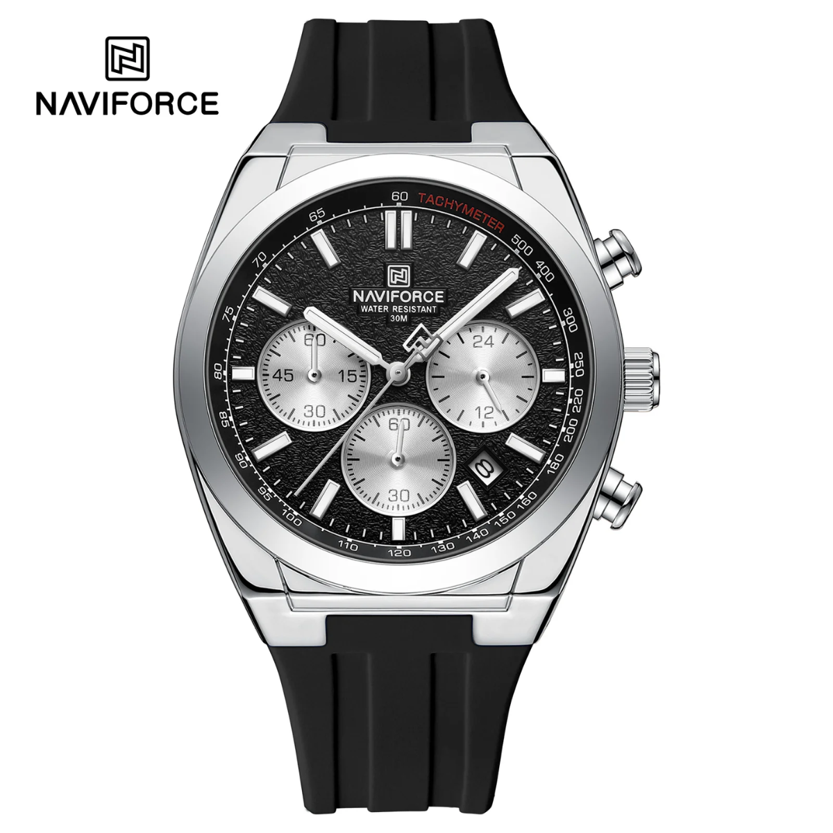 Naviforce Silicona Cronógrafo Ref NF8080