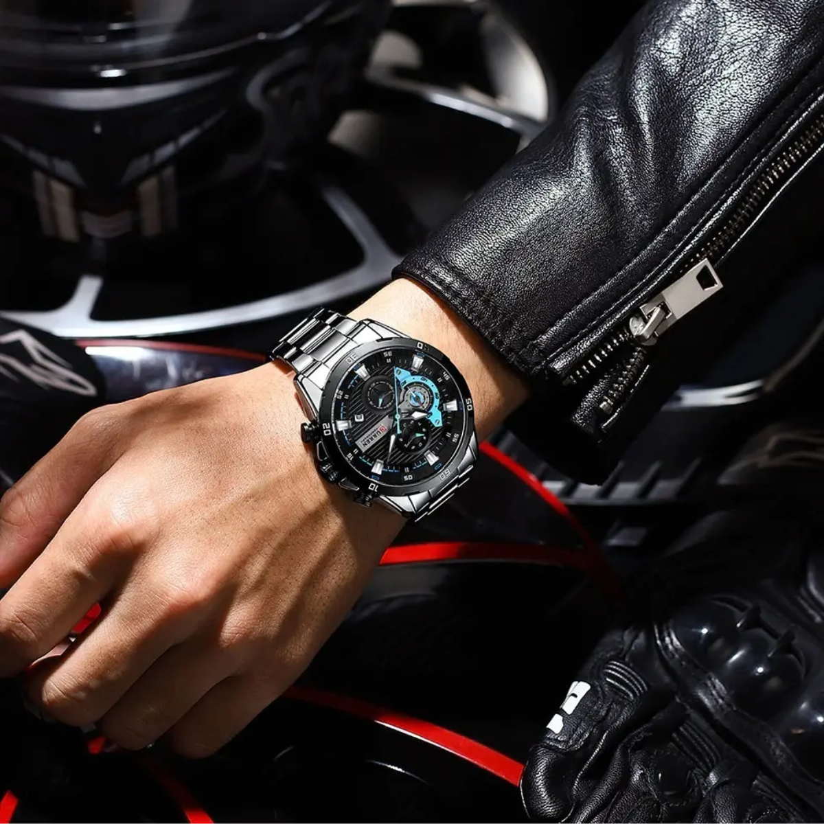 CURREN ACERO HOMBRE REF M-8402