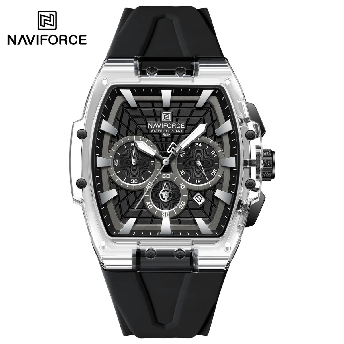 Naviforce Silicona Cronógrafo Ref NF6113