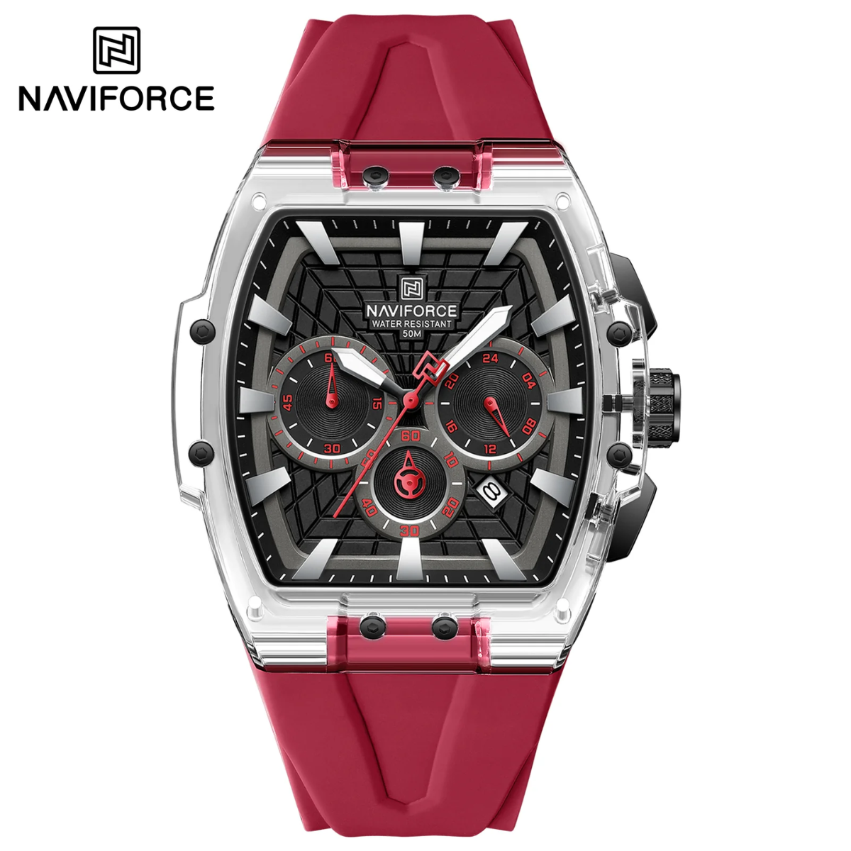 Naviforce Silicona Cronógrafo Ref NF6113