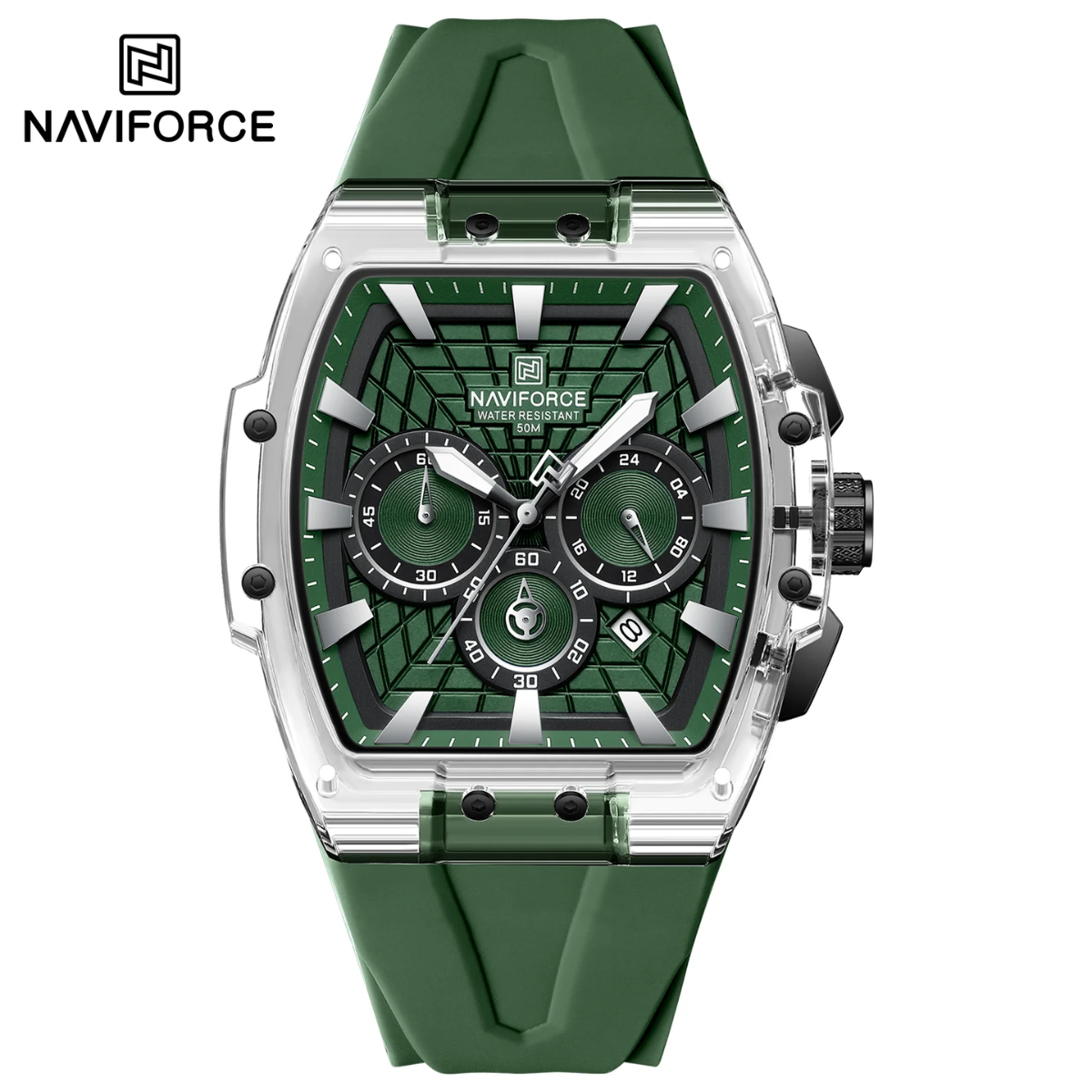 Naviforce Silicona Cronógrafo Ref NF6113