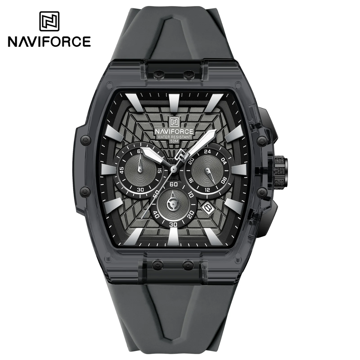 Naviforce Silicona Cronógrafo Ref NF6113