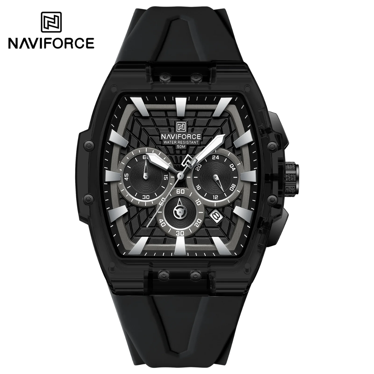 Naviforce Silicona Cronógrafo Ref NF6113