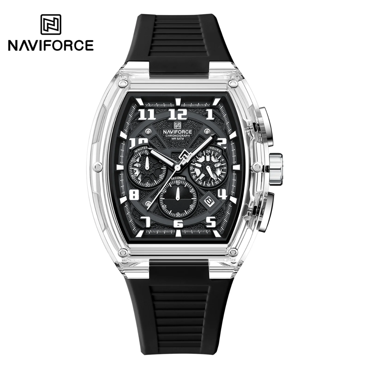 Naviforce Silicona Cronógrafo Ref NF6118