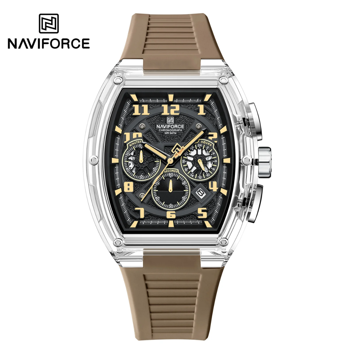 Naviforce Silicona Cronógrafo Ref NF6118