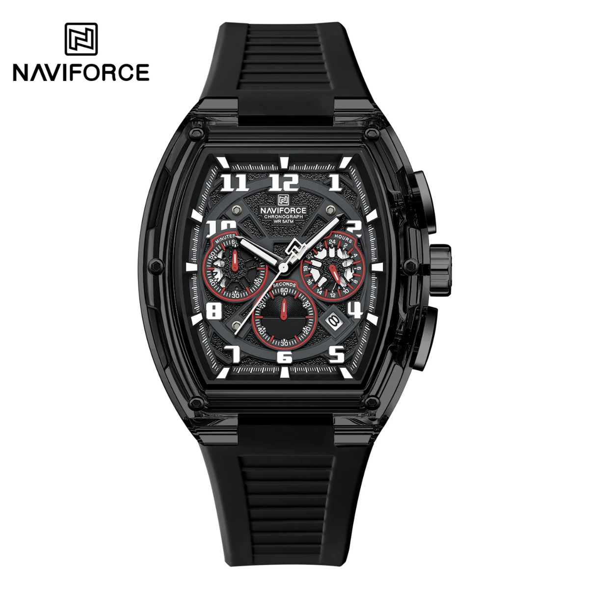 Naviforce Silicona Cronógrafo Ref NF6118