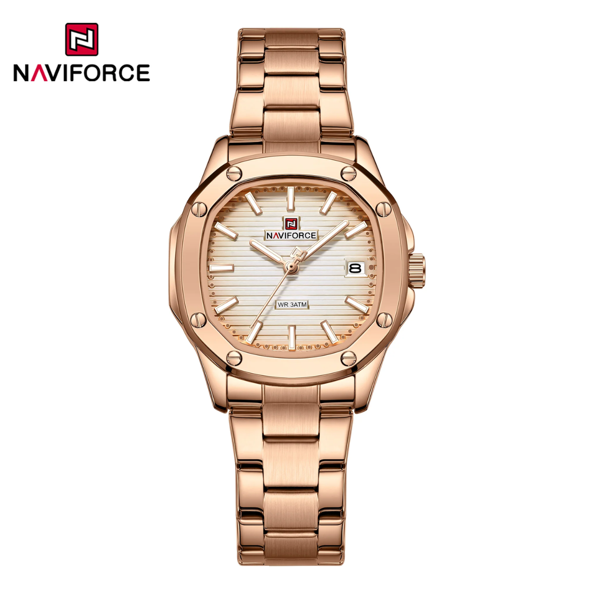Naviforce Dama Acero Calendario Ref NF5069S